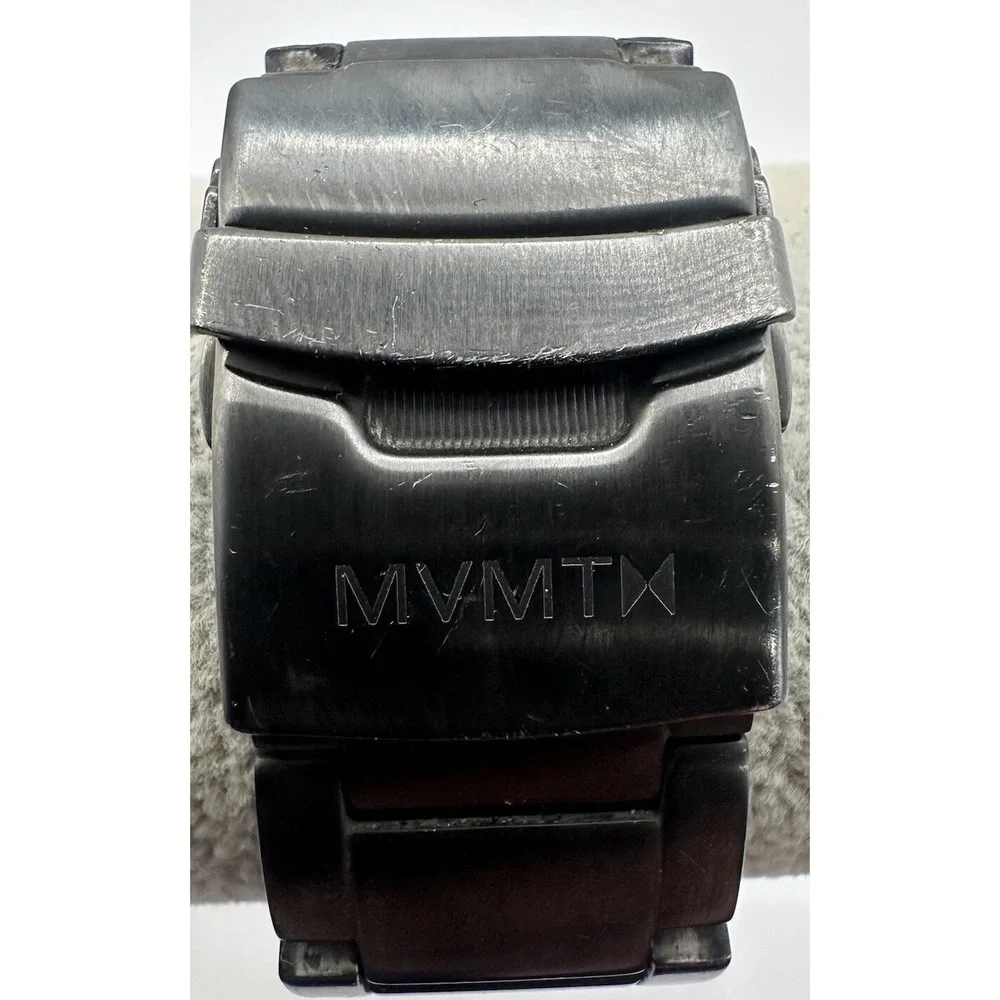 MVMT Men's Watch Chrono Gunmetal New Battery C54 316L Stainless Steel 45MM‎ 7